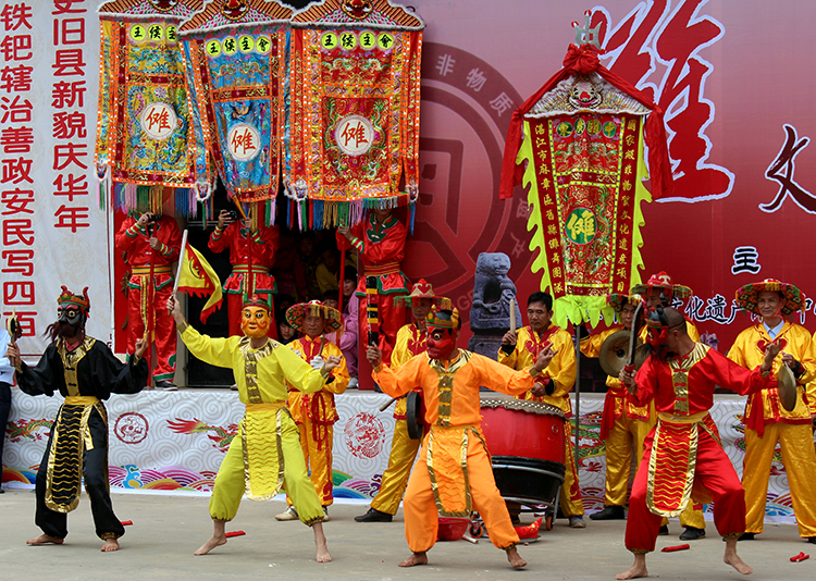 广东非遗|一种古代面具舞蹈,素有"舞蹈活化石"——湛江傩舞