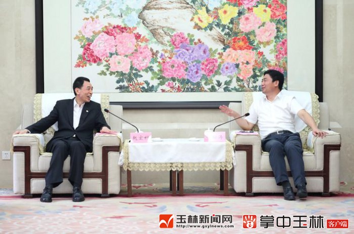 白松涛会见旺旺集团 中国旺基金会总经理赵宏利