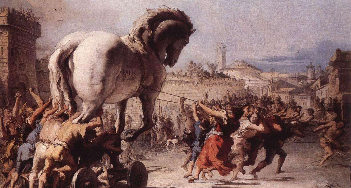 特洛伊战争,古希腊神话最强英雄战死,众天神和英雄开启十年大战