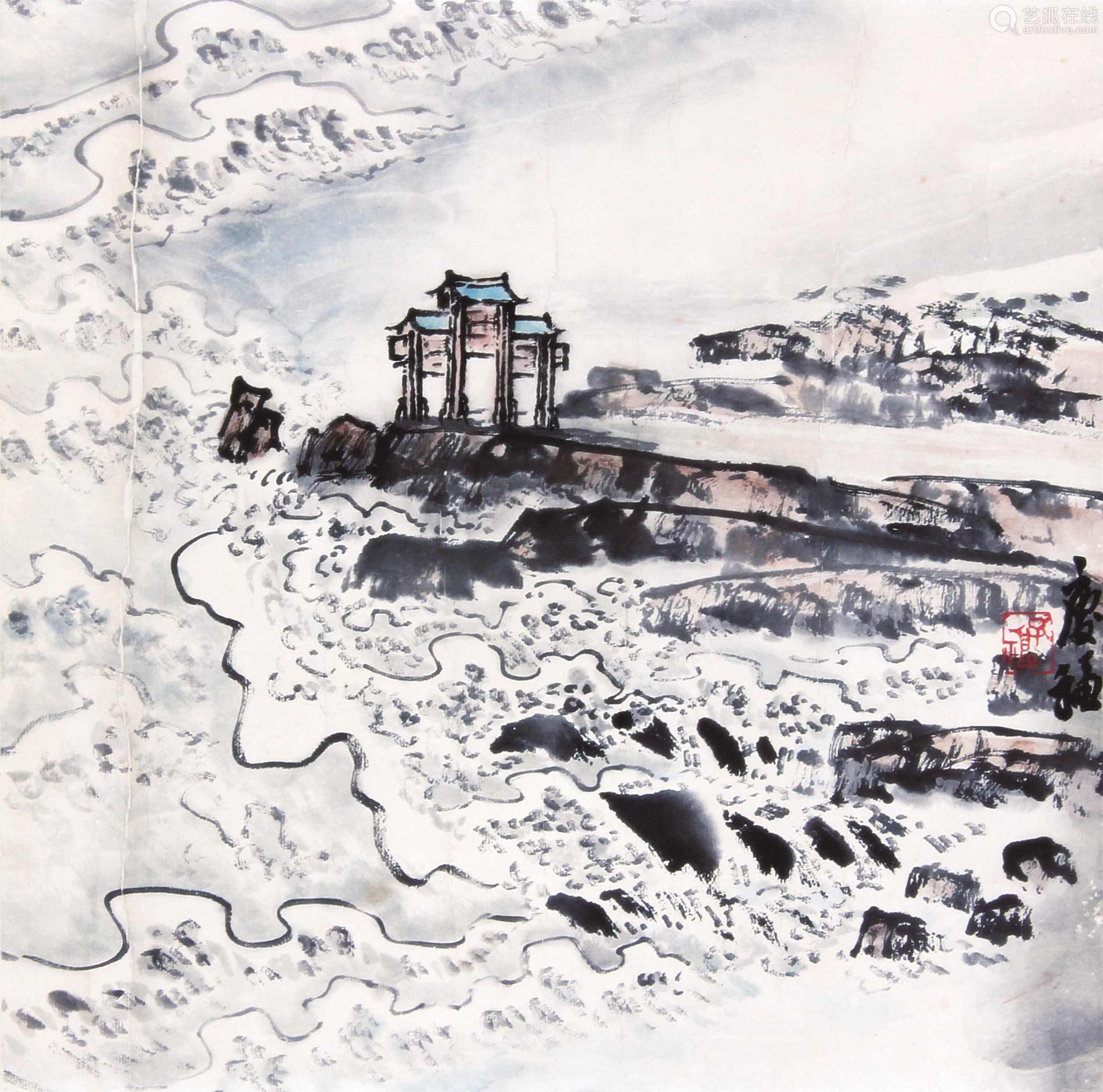 孔仲起国画作品赏析