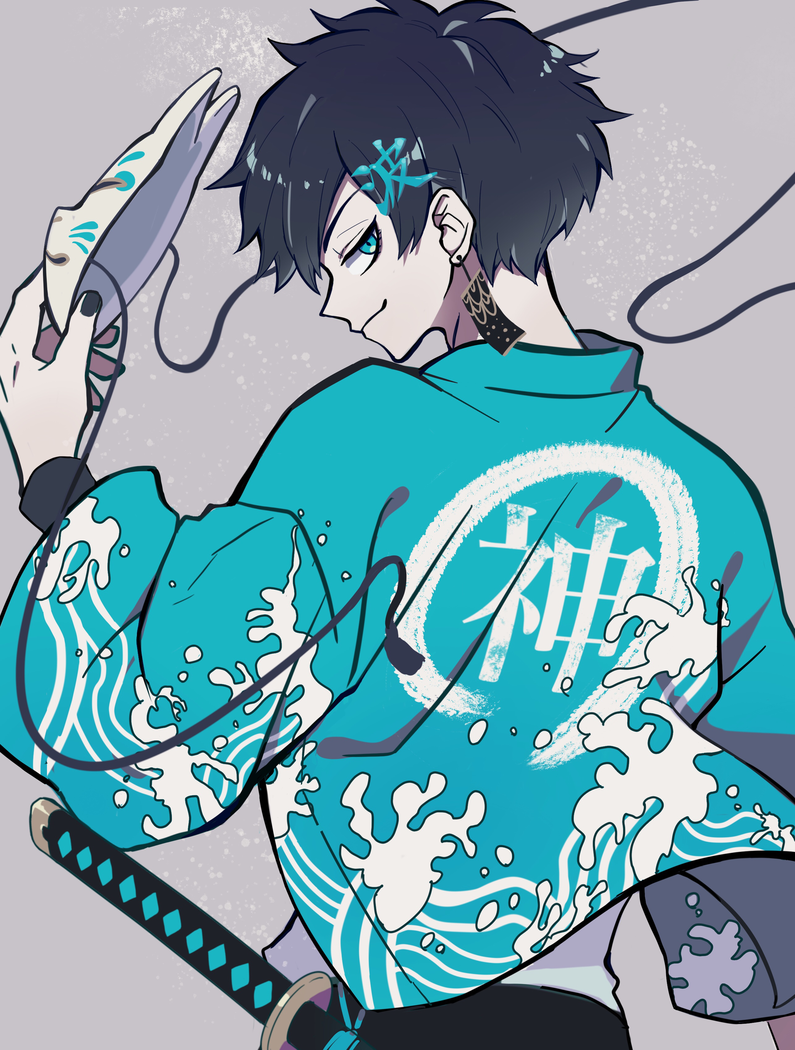 画师「春村アキヒト」作品欣赏:画风酷炫,色彩鲜艳的少年人物插画