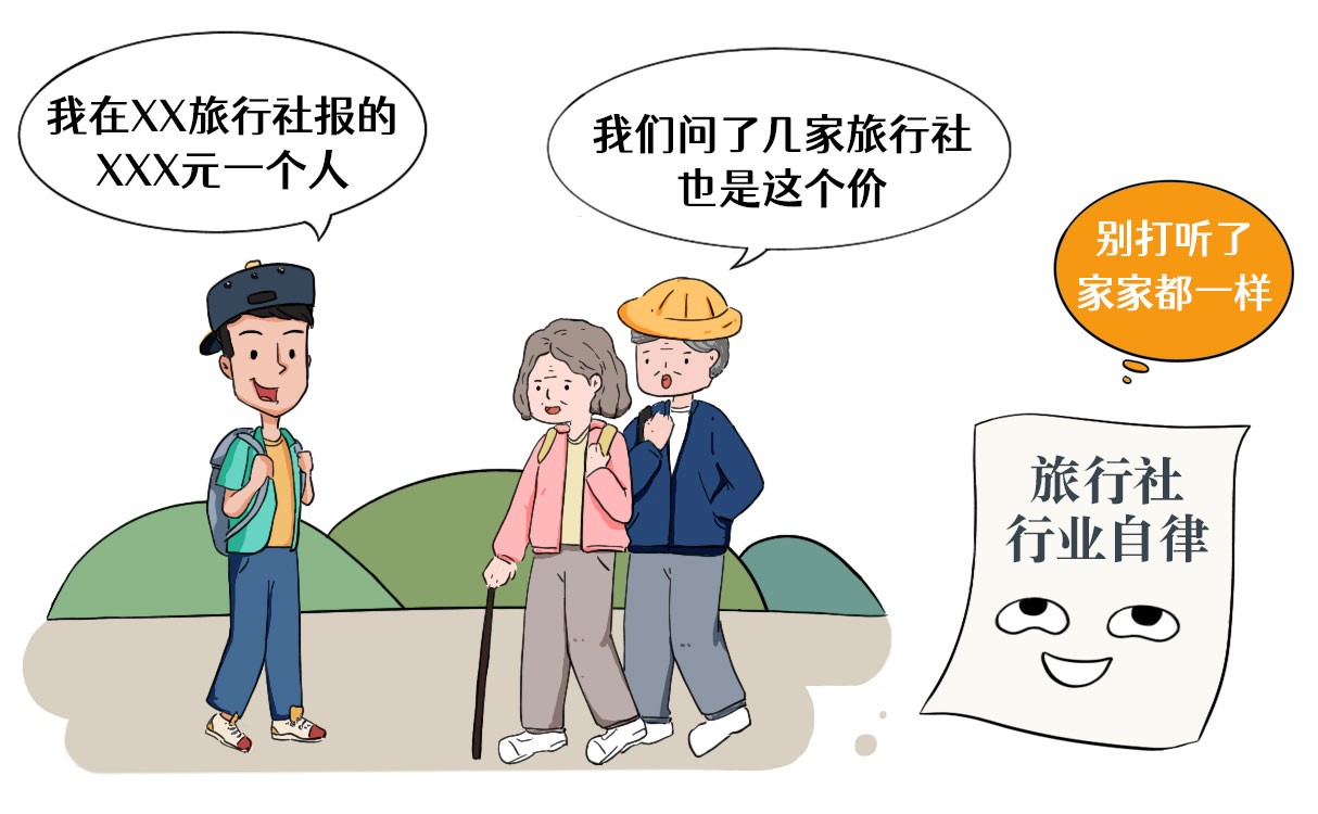 旅行社企业"联合"搞垄断,消费者报团只能唯一选择