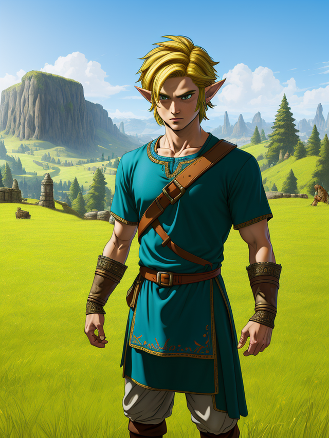 《塞尔达传说》各种画风的林克 头像 壁纸