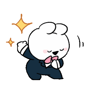 超级可爱的夸张兔表情包