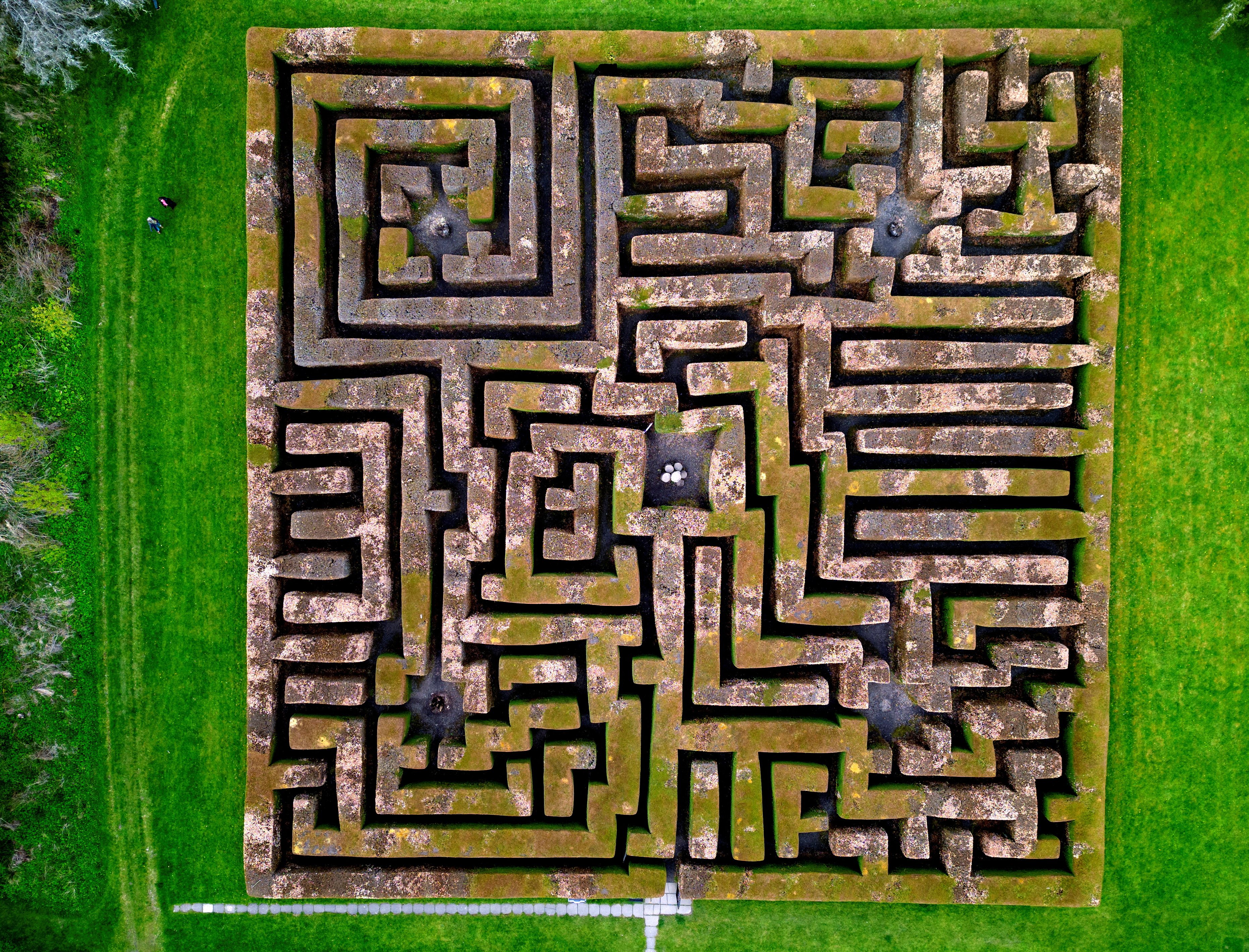 英国苏格兰:特拉奎尔迷宫