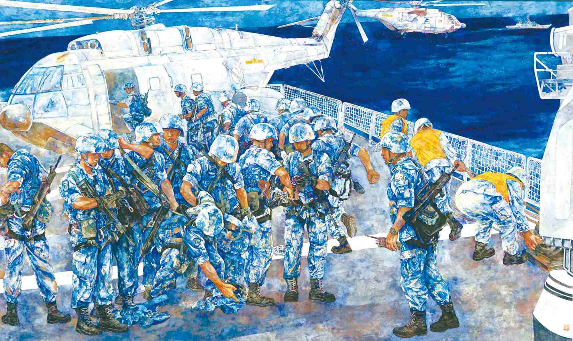 军事题材美术创作:见证强军之路的精神图谱