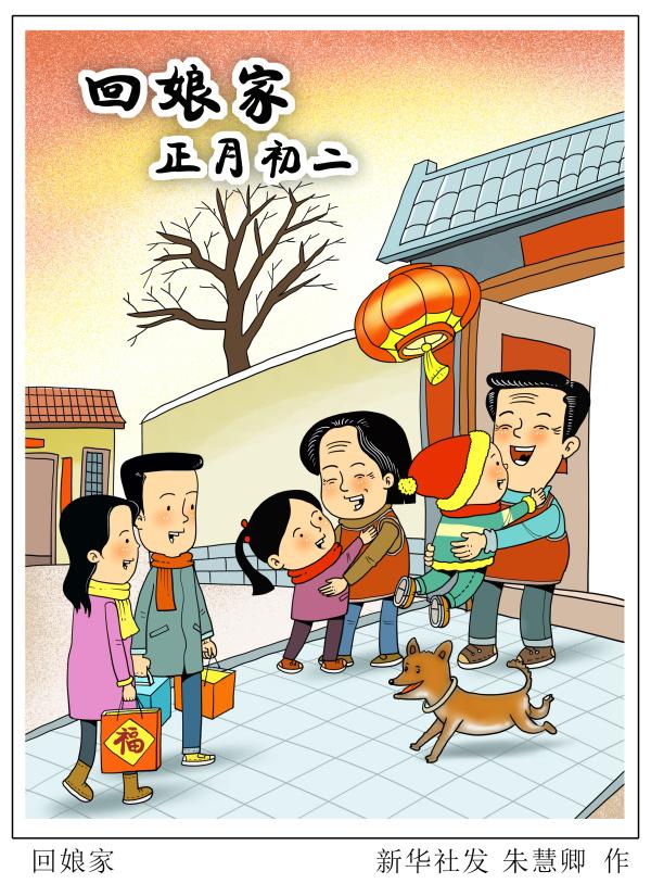 图表·漫画 「春节·年俗」回娘家