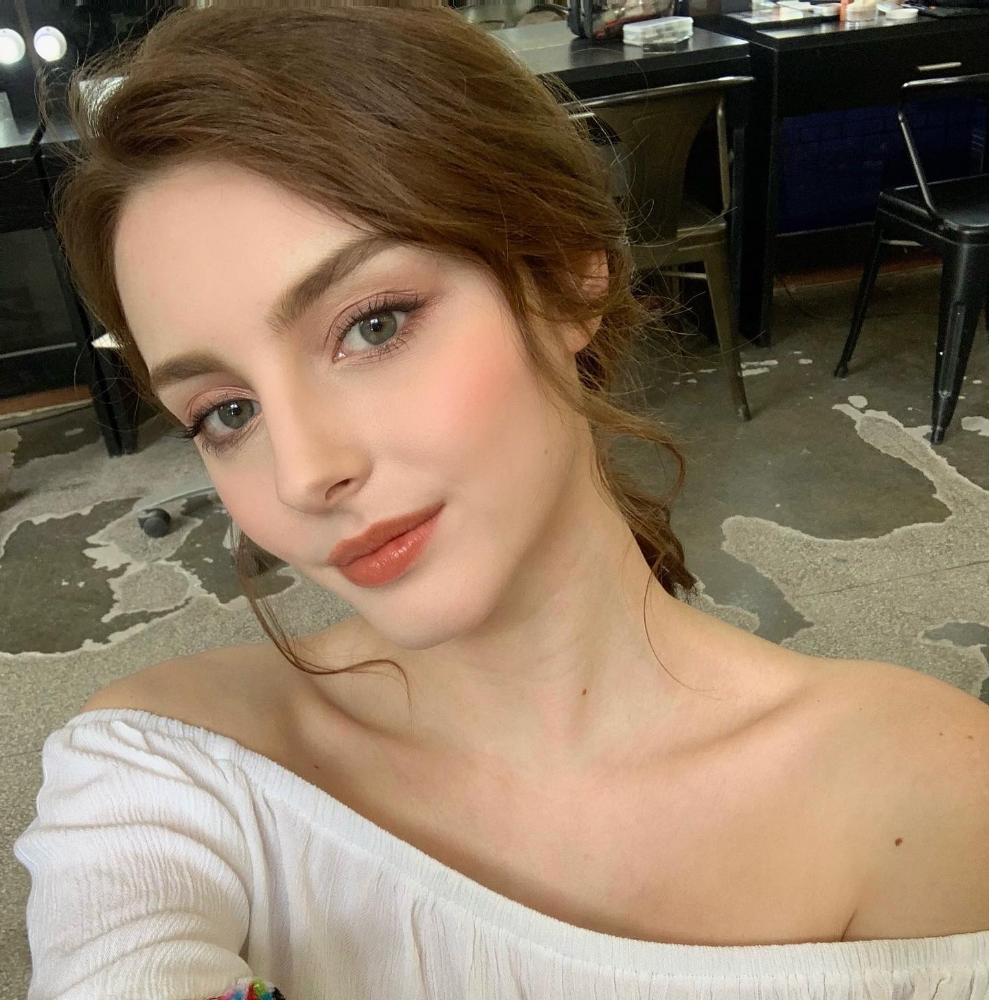 超深邃的绿色眼眸!白俄罗斯美女小姐姐marina bondarko美照