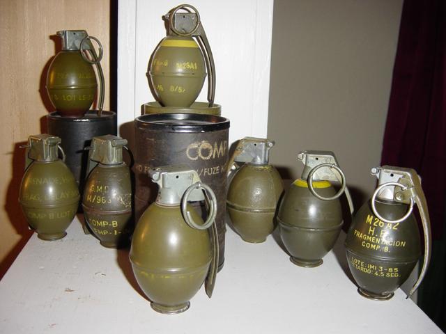 二战美国手榴弹图片