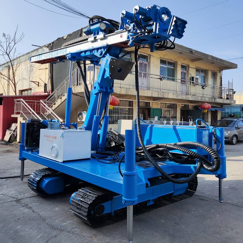 高压旋喷锚索钻机 履带自动回转高压旋喷桩机 旋喷注浆机