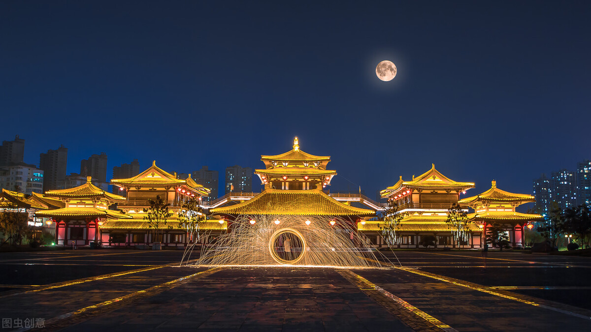 今天洛阳市缩建的上阳宫文化园