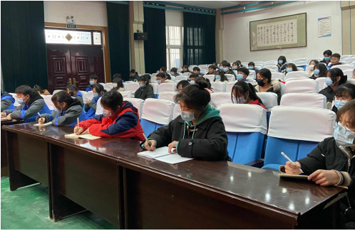 「基层团讯」寿县安丰高中团委开展吹响疫情防控的"青春冲锋号"主题