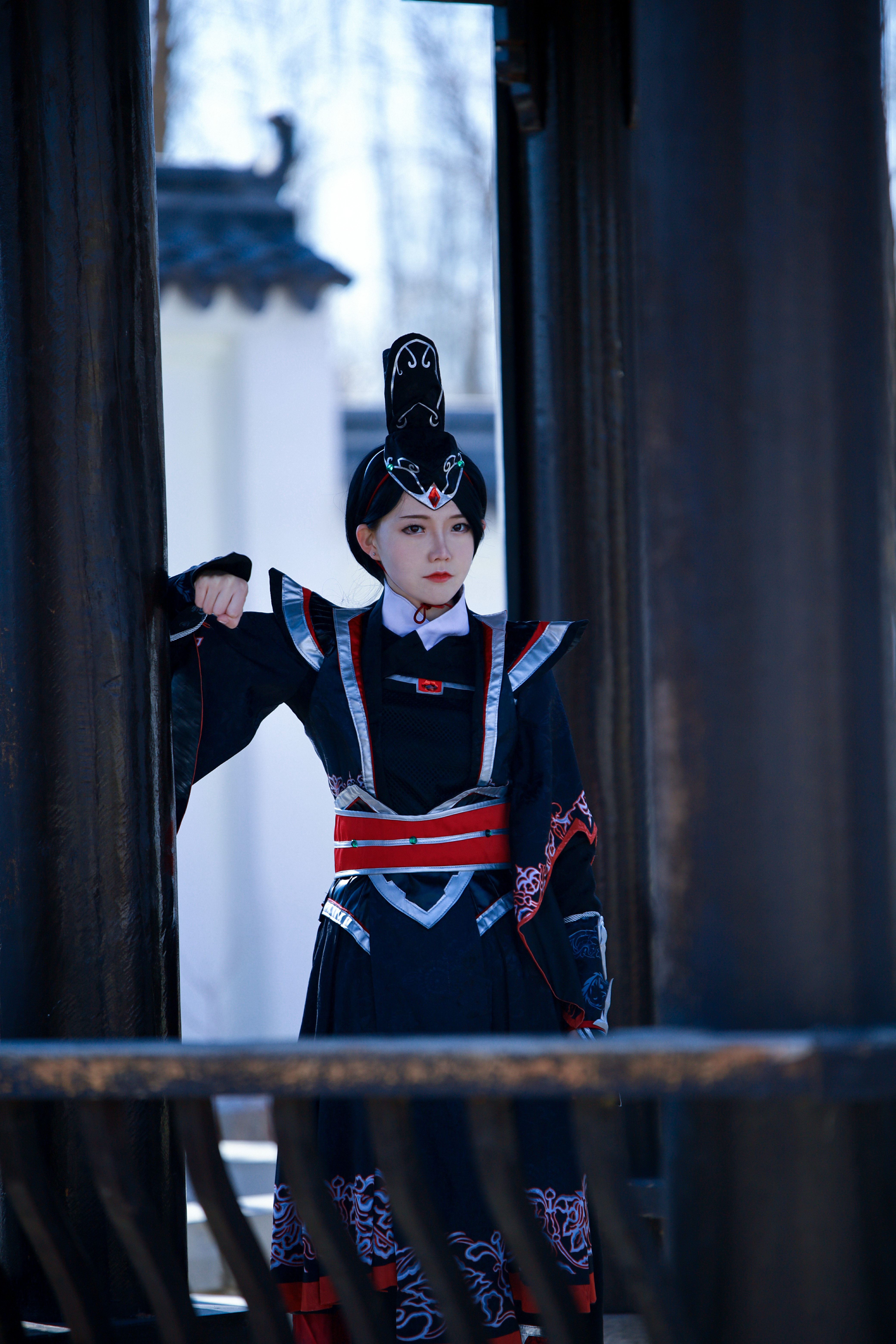 《少年锦衣卫》方雨亭cos,容貌姣好,浅浅的笑容突然被帅到