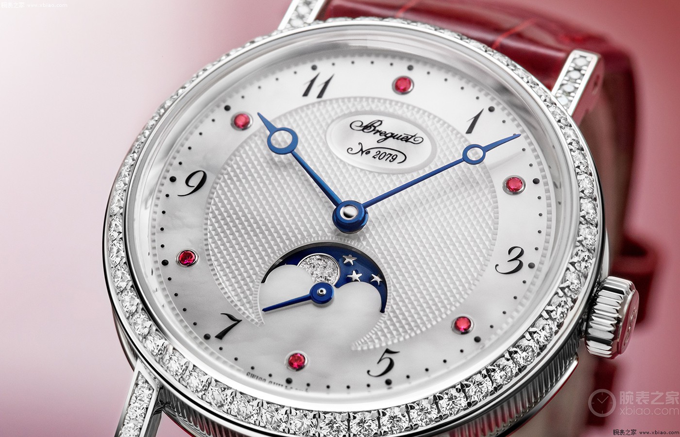 宝玑classique经典系列9085月相腕表 情人节限量款