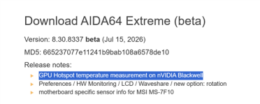 NVIDIA不想让你看的RTX 50热点温度：五款工具已绕过限制！