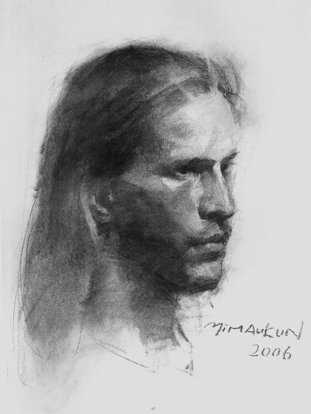 艺推|冉茂芹素描头像高清作品