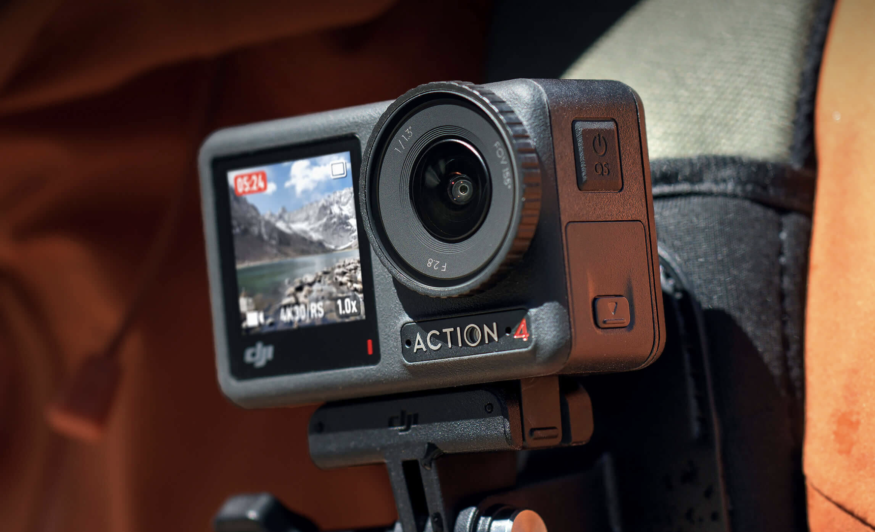 18米防水,无损竖拍,大疆action4运动相机,旗舰画质,亮出本色