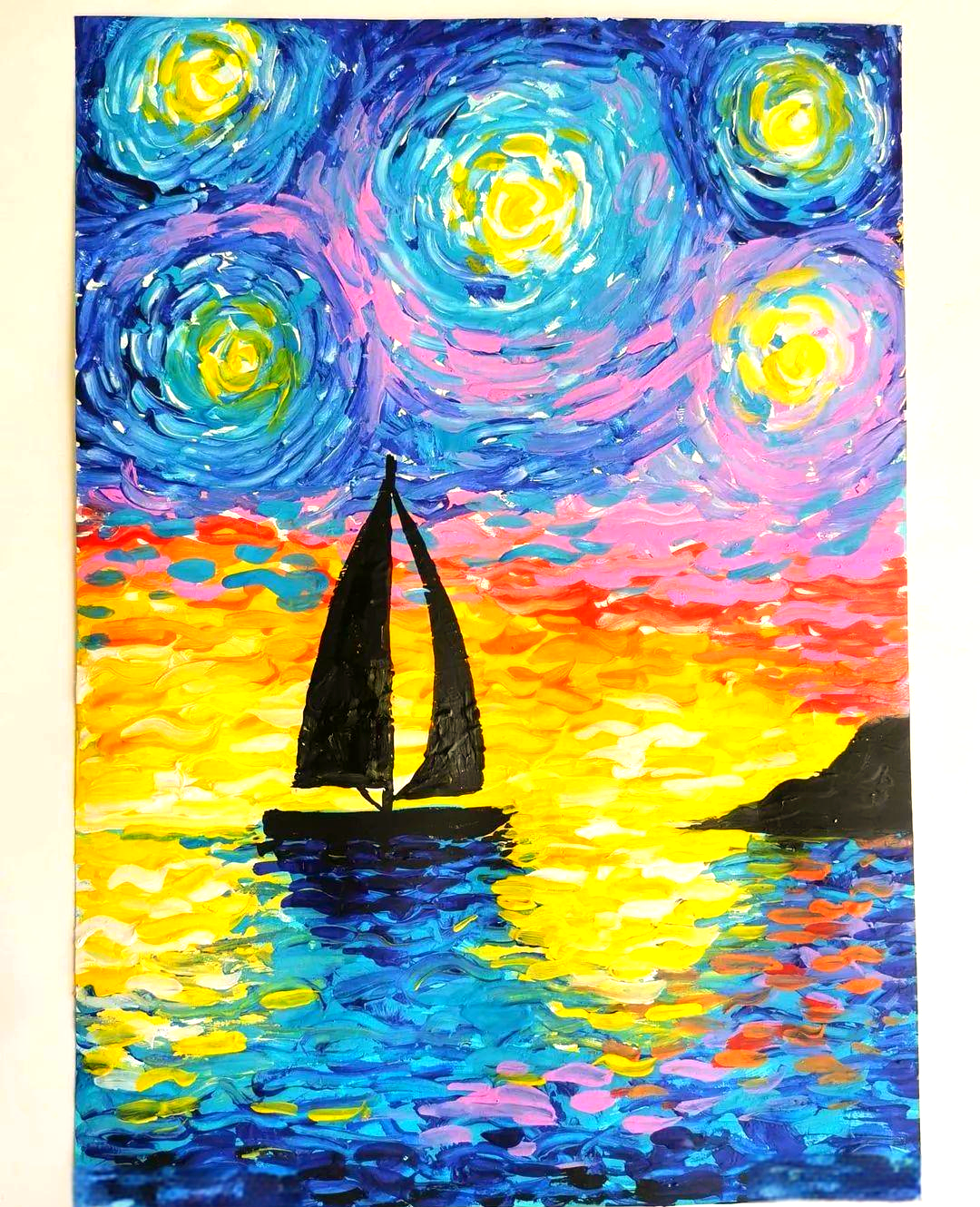 探索水粉儿童画:传统材料也能创意满满