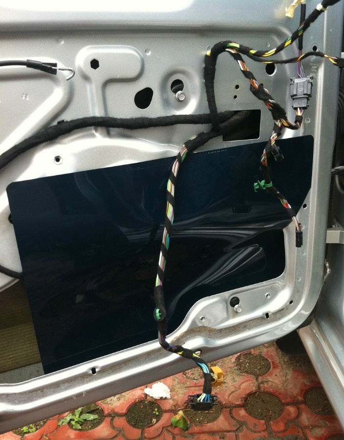 HOWO truck door panel assembly front view