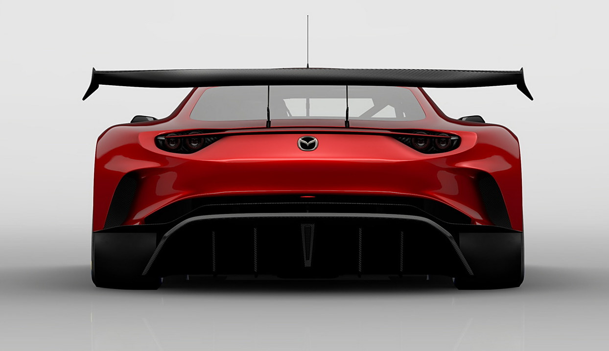 马自达rx-vision gt3概念车亮相gran turismo sport游戏