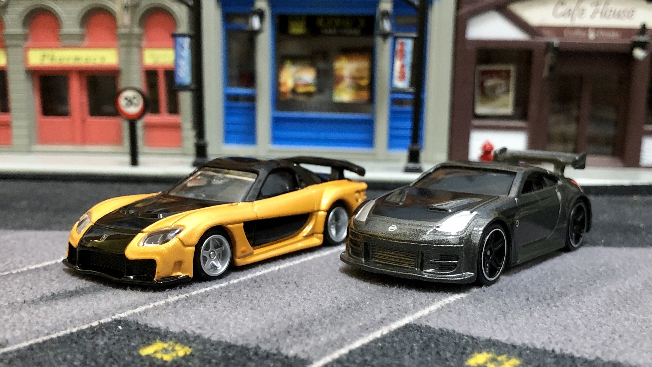 多美卡速度与激情小车,韩的马自达rx7veilside,玩具感满满