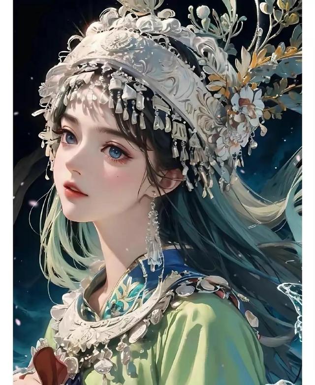 苗族少女,想要去江南的岸边偷一缕春风,去旧城的时光里偷一个你