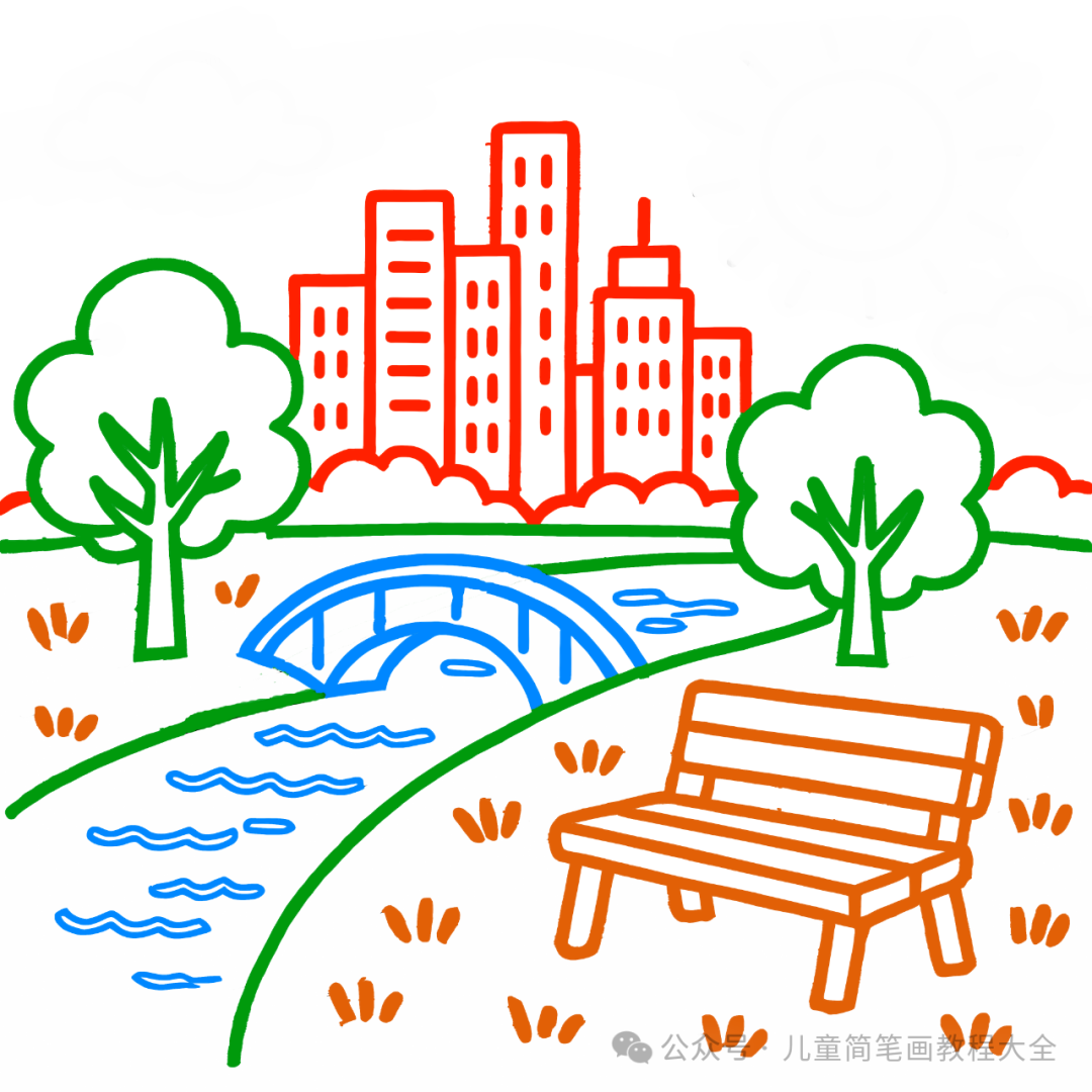 简单线条,丰富故事:儿童城市风景绘画指南