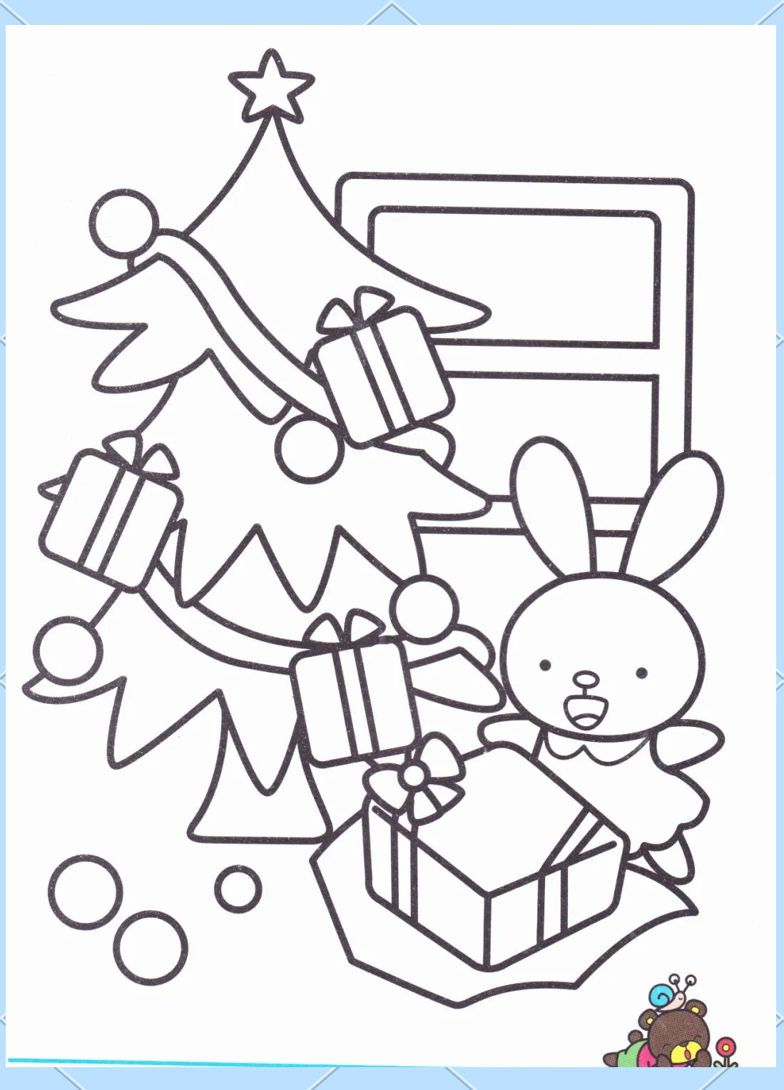 儿童幼儿宝宝涂色美术启蒙:4