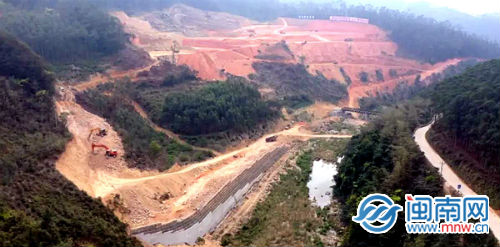 漳浦朝阳水库工程建设又有新进展