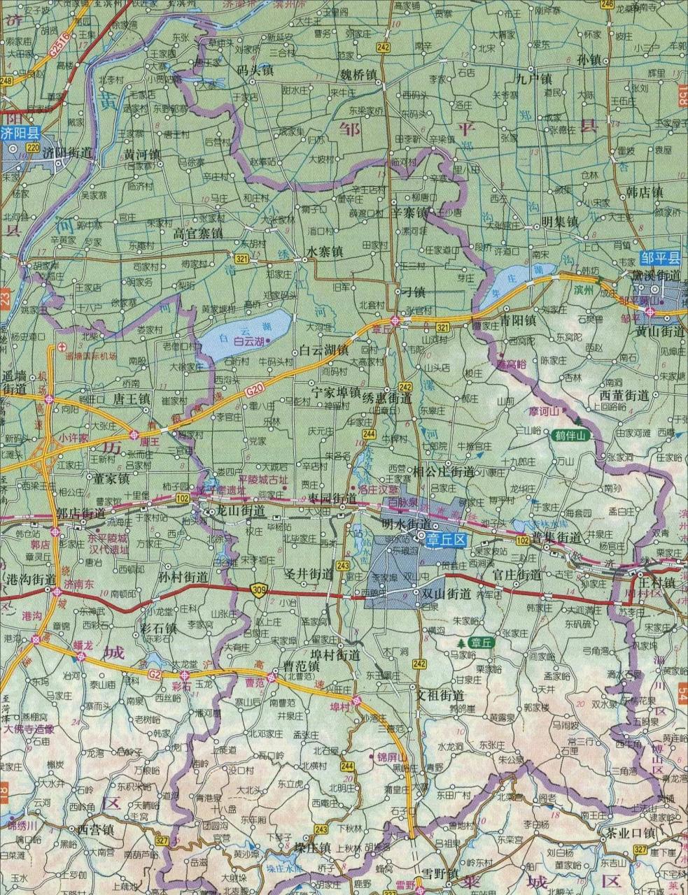 山东省济南市章丘区简介 【地理位置】位于济南市东部.