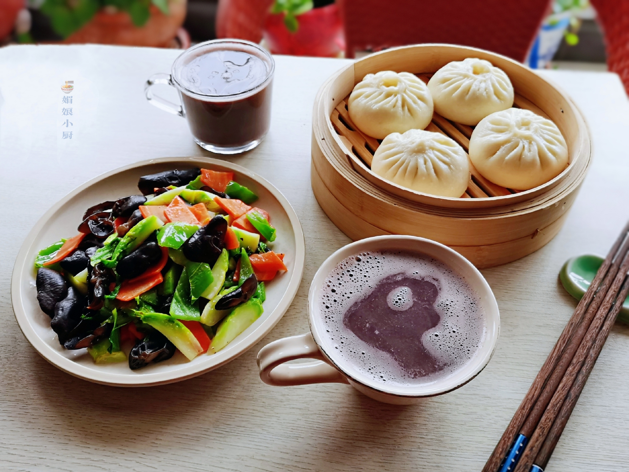 两口子的6天早餐不重样,小菜合口各样年糕换着吃,满满的家乡味