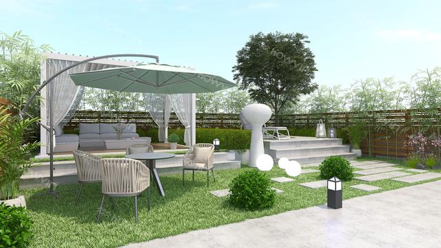 晴天豪园星空篷/户外空间搭配