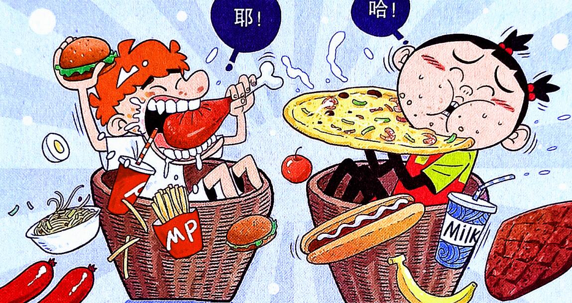 从"瘦竹竿"到"胖肉坨",同学胡吃海喝!为何老师却无动于衷?