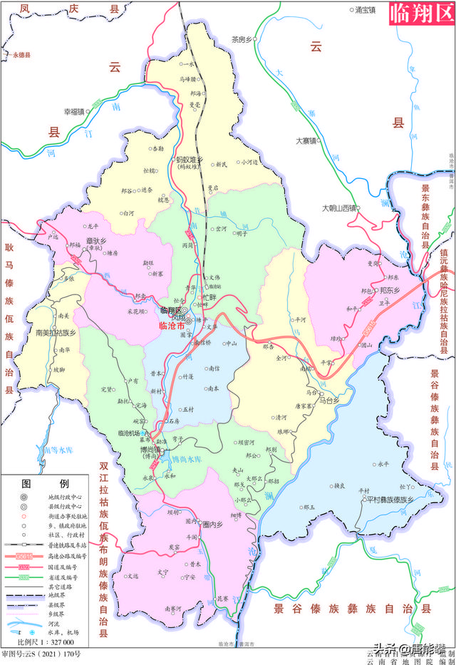 凤庆地图高清版大地图图片