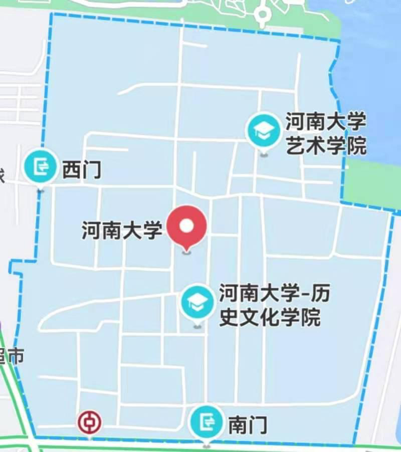 河南大学民生学院地图图片