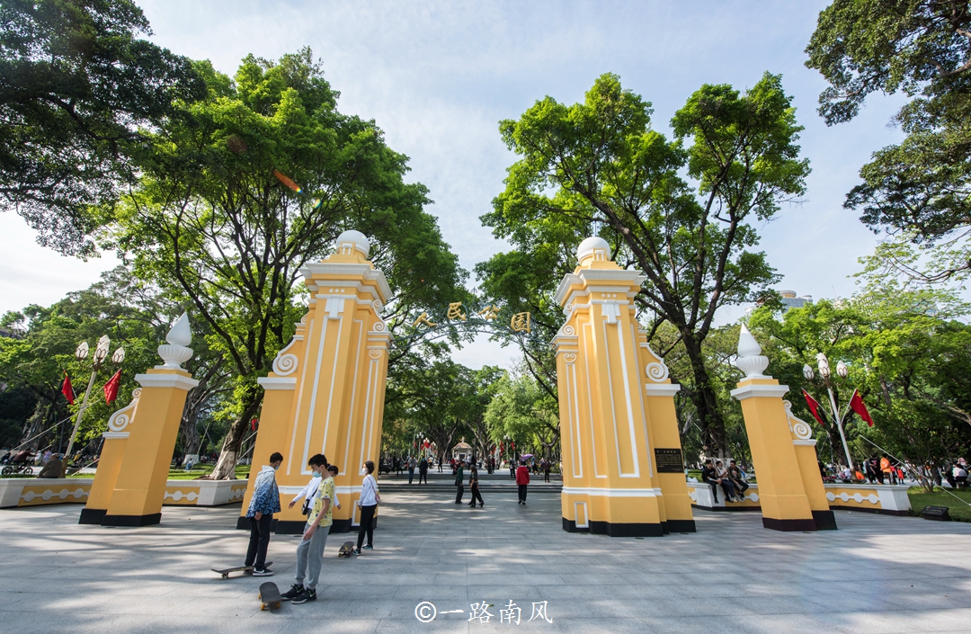 实拍广州首座综合性公园人民公园,改造后一度萧条,现在重拾人气