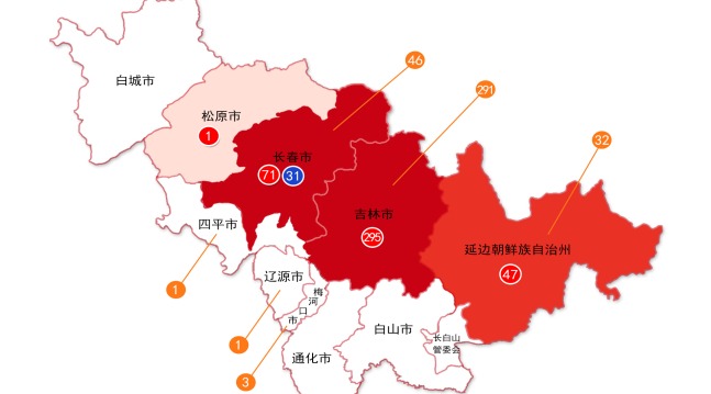 吉林省疫情地图图片图片