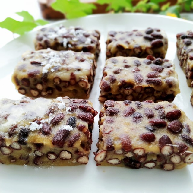 大黄米面红豆糕