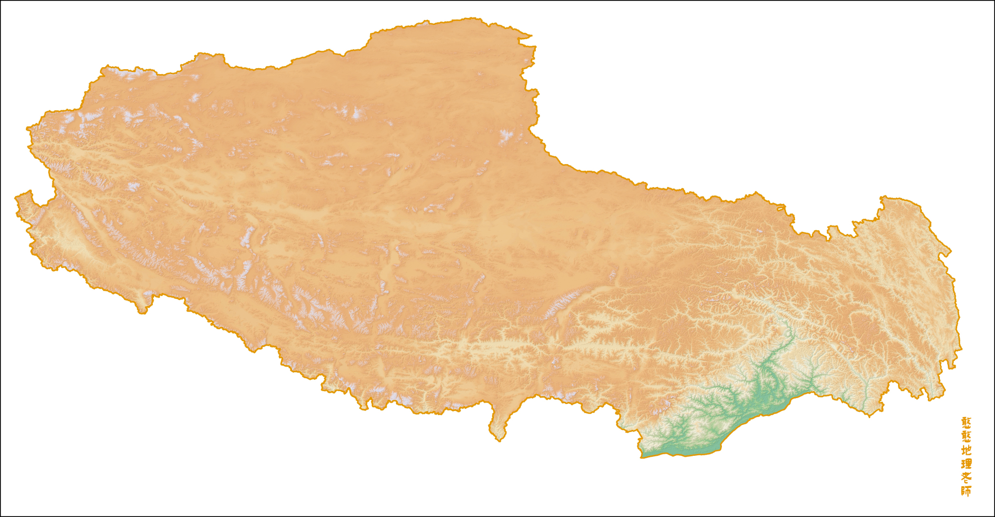 西南地区(川黔渝滇藏)地形