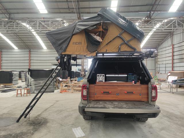 上汽大通t90皮卡牛魔王版户外露营改装方案分享