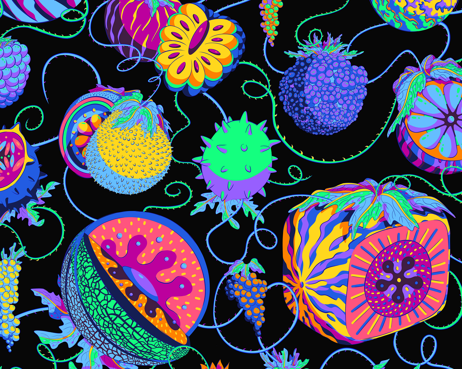 《fruitful硕果累累》家纺用品水果图案设计合辑