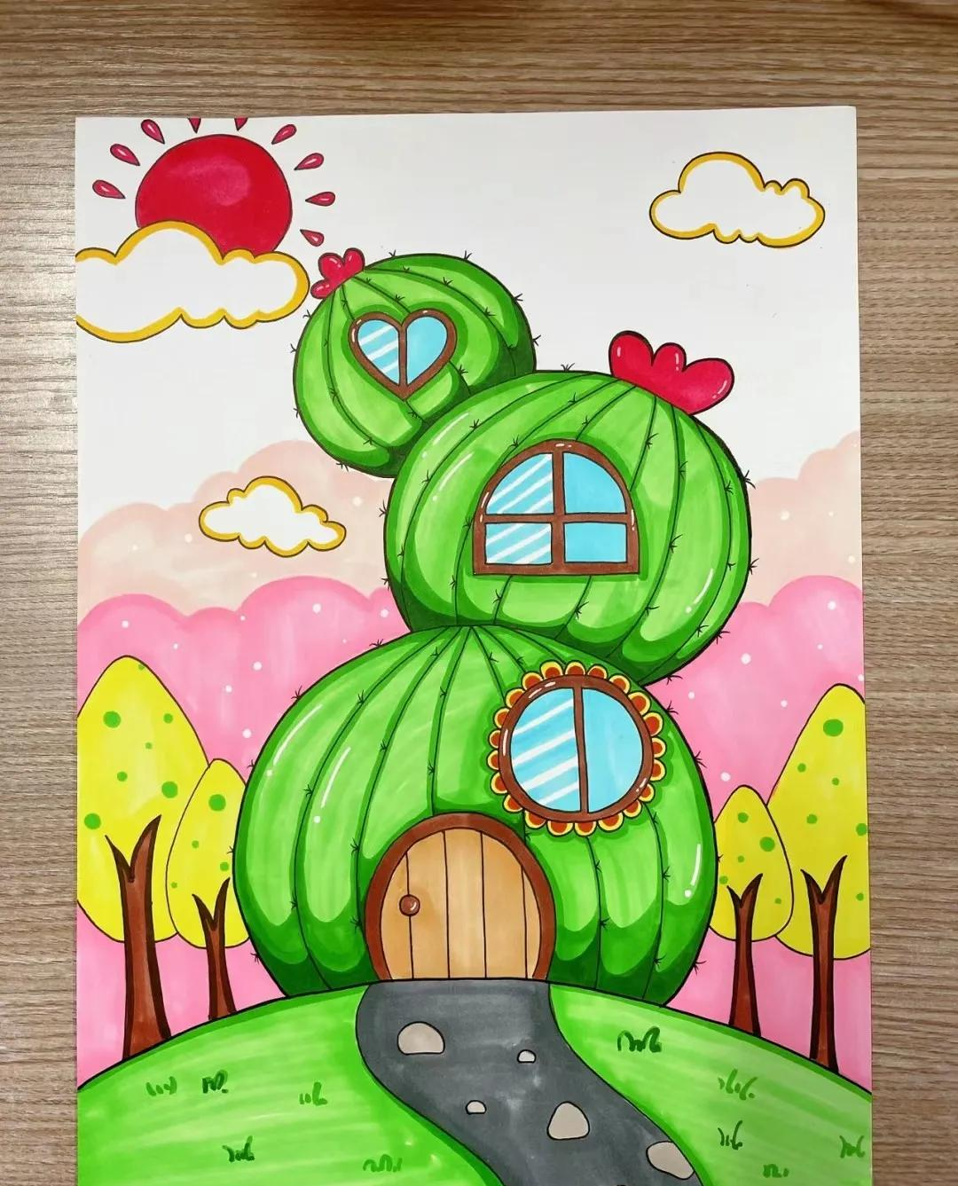 精品马克笔简笔画创作指南与示例,高清图集,值得收藏!