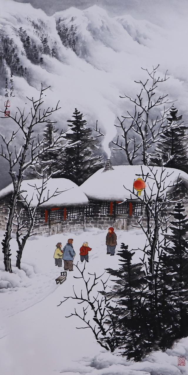 吴大恺:柴门闻犬吠,风雪夜归人