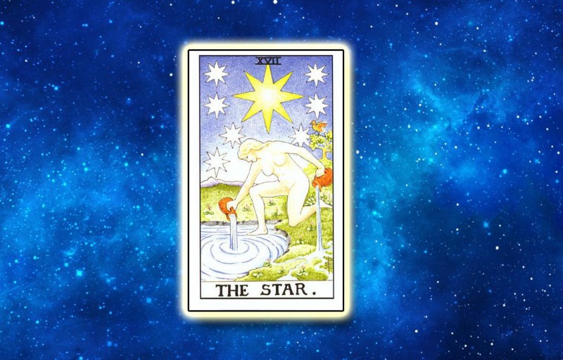 塔罗牌之和平宁静的星星