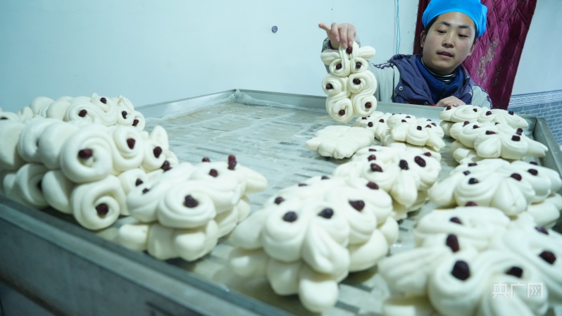「新春走基层」周口淮阳:枣花馍蒸出浓浓年味