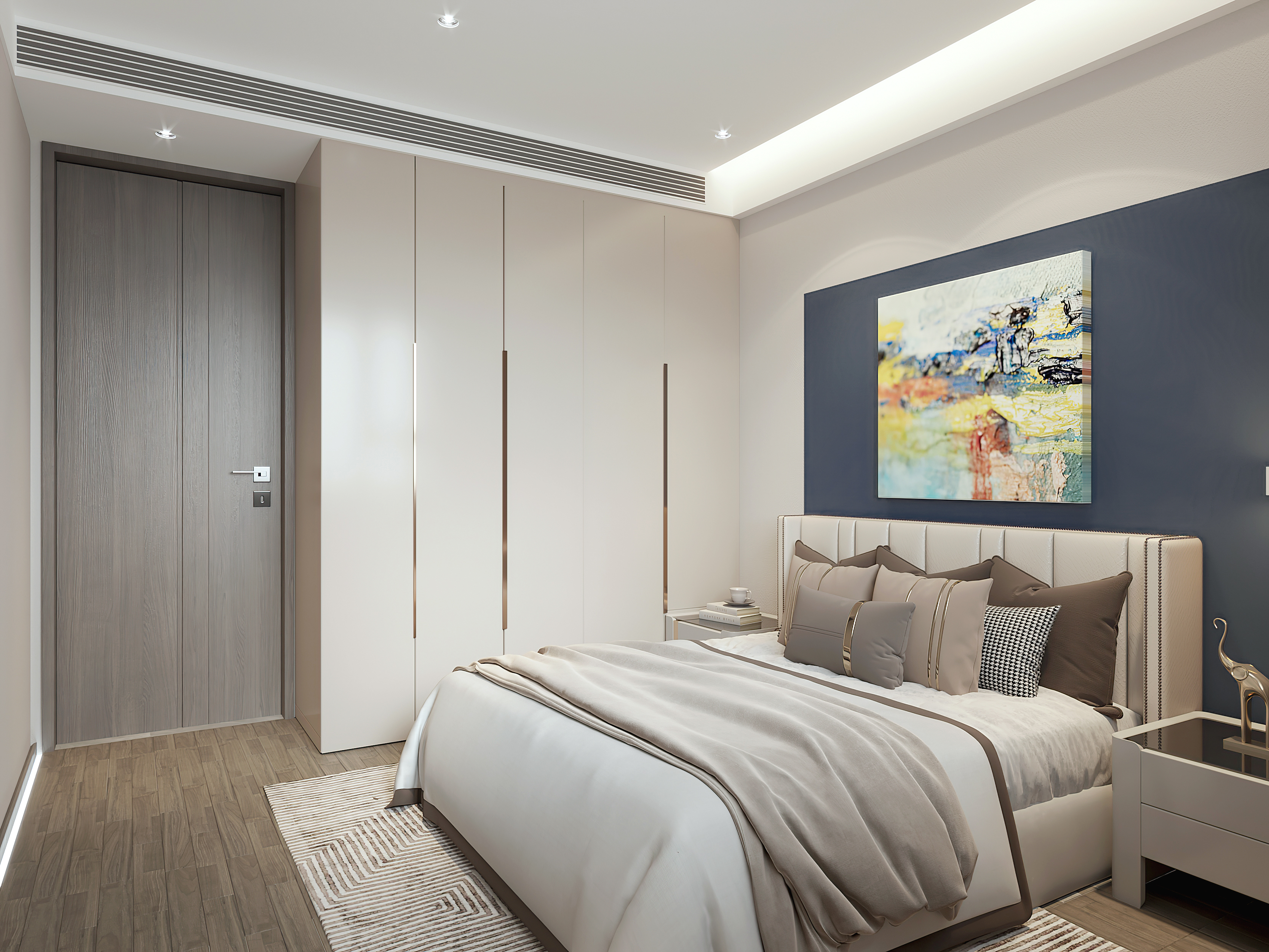 石家庄市内装修117平方米简约案例分享