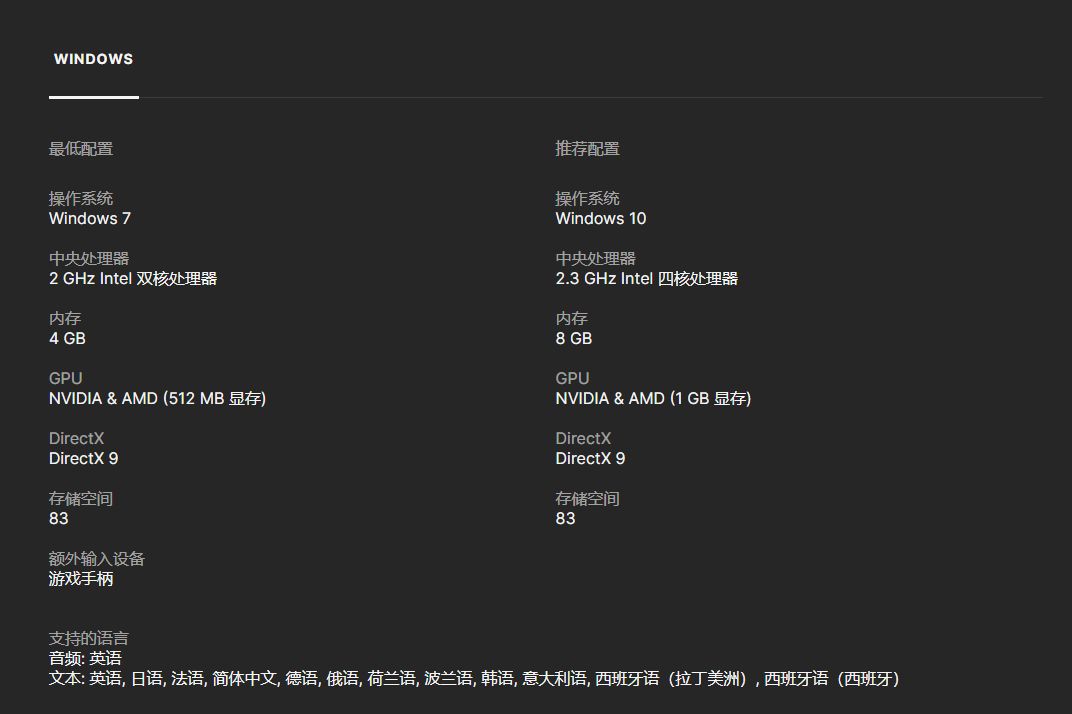 收获日2配置要求高不高 收获日2最低配置分享