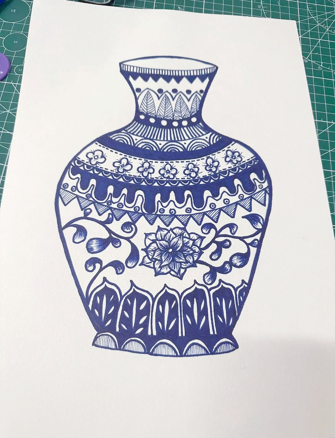 青花瓷创意美术:暑假专题绘画指南