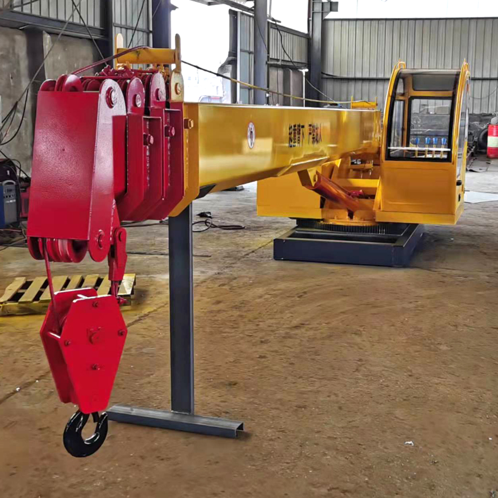 船载折臂吊机3吨-16吨多折叠液压固定吊定制工厂