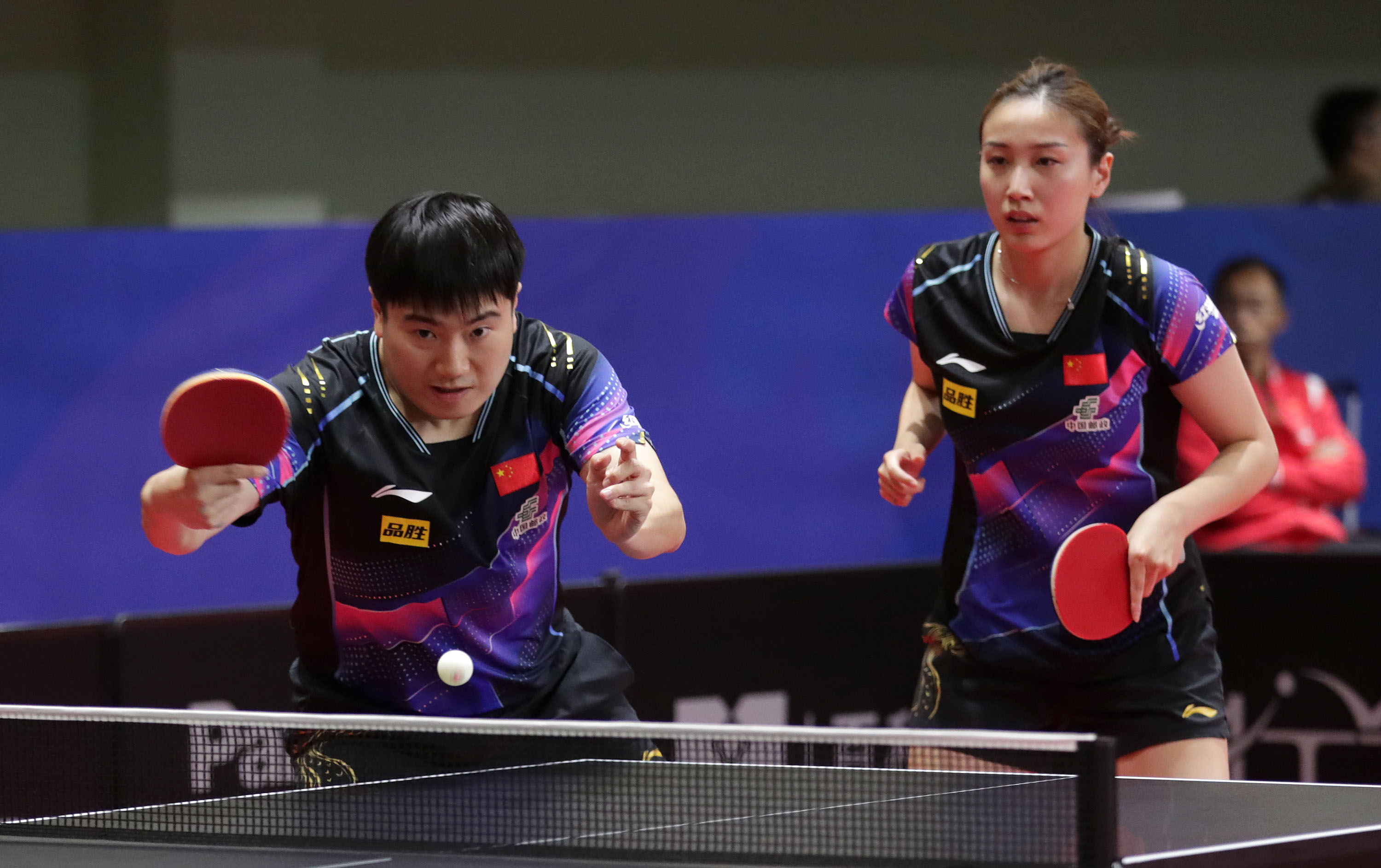 乒乓球——亚锦赛:梁靖崑/钱天一晋级混双16强